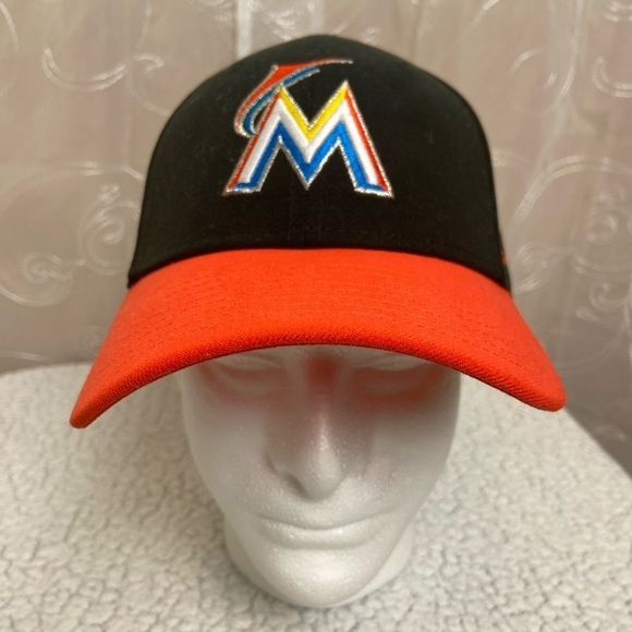 Miami Marlins Baseball Cap, OSFM - Picture 1 of 11